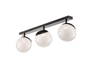 5902693771241 - Deckenlampe Sfera 3-fl direkt lang Glas schwarz