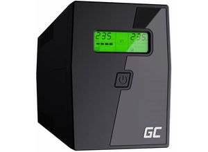 5902701419615 - UPS01LCD Unterbrechungsfreie Stromversorgung (usv) Line-Interactive 06 kVA 360 w 2 AC-Ausgänge - Green Cell