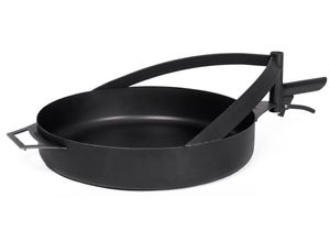 5902709572923 - Grillpfanne COOKKING CookKing Stahl Pfanne Für Feuerschale Bandito & Montana X 50 cm Pfannen Gr Höhe 1000cm schwarz für Feuerschale Bandito & Montana X 50 cm