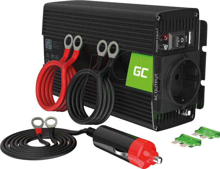 5902719422225 - 1000W (500W kontinuierlich) DC 12V zu AC 230V mit USB Power Inverter Konverter