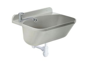 5902730382300 - Kadax - gospo Ausgussbecken mit ausziehbarer Armatur Seifenspender Siphon Waschbecken 46 x 36 x 20 cm fü