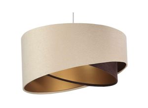 5902751345971 - 060-019 Hängeleuchte Galaxy beige braun gold 1 x E27 ø 50cm H105cm dimmbar - Bps Koncept