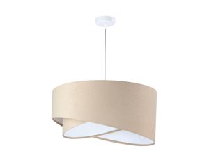 5902751346046 - Bps Koncept - 060-027 Hängeleuchte Galaxy beige weiß 1 x E27 ø 50cm H105cm dimmbar