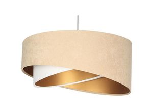 5902751346244 - Cosya - bps Koncept 060-030 Hängeleuchte Galaxy beige weiß gold 1 x E27 ø 50cm H105cm dimmbar