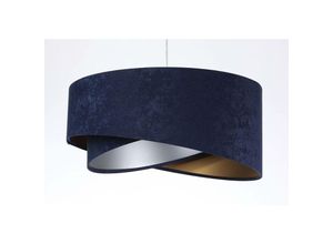 5902751346251 - 060-MIX-044 Hängeleuchte Galaxy marineblau gold silber 1 x E27 ø 50cm H105cm dimmbar - Bps Koncept