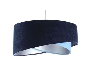 5902751346893 - 060-087 Hängeleuchte Galaxy marineblau hellblau silber 1 x E27 ø 50cm H105cm dimmbar - Bps Koncept