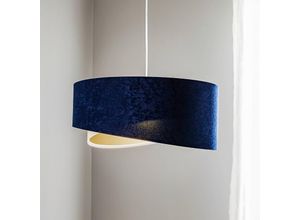 5902751346930 - 060-091 Hängeleuchte Galaxy marineblau weiß gold 1 x E27 ø 50cm H105cm dimmbar - Bps Koncept