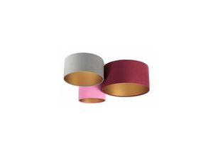 5902751348606 - 080-01-39 Deckenleuchte Trio grau violett rosa gold 3 x E27 L91cm H30cm dimmbar - Bps Koncept