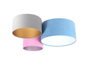 5902751348620 - 080-01-093 Deckenleuchte Trio blau grau rosa weiß silber gold 3 x E27 L91cm H30cm dimmbar - Bps Koncept