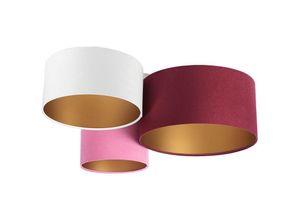 5902751348668 - 080-02-039 Deckenleuchte Trio violett rosa weiß gold 3 x E27 L91cm H30cm dimmbar - Bps Koncept