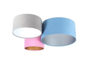 5902751348682 - 080-02-093 Deckenleuchte Trio blau grau rosa weiß silber gold 3 x E27 L91cm H30cm dimmbar - Bps Koncept