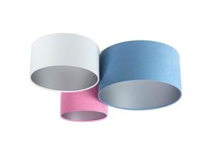 5902751348798 - 080-04-093 Deckenleuchte Trio blau weiß pink silber 3 x E27 L91cm H30cm dimmbar - Bps Koncept