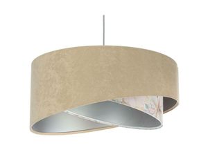 5902751348880 - 060-118 Hängeleuchte Galaxy beige creme silber 1 x E27 ø 50cm H105cm dimmbar - Bps Koncept