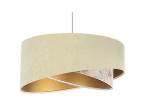 5902751348934 - 060-123 Hängeleuchte Galaxy beige creme rosa gold 1 x E27 ø 50cm H105cm dimmbar - Bps Koncept