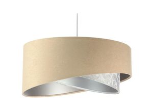 5902751349023 - 060-132 Hängeleuchte Galaxy beige grau silber 1 x E27 ø 50cm H105cm dimmbar - Bps Koncept