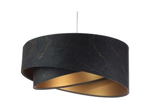 5902751349078 - 060-137 Hängeleuchte Galaxy schwarz Marmor Gold 1 x E27 ø 50cm H105cm dimmbar - Bps Koncept