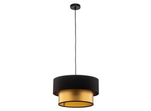 5902751349115 - Hängelampe Dorina schwarz gold Ø 40cm