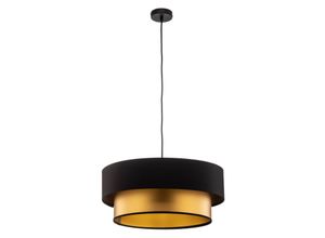 5902751349122 - Hängelampe Dorina schwarz gold Ø 50cm