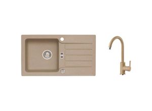 5902767626835 - Sets - Spüle-Set Niagara 30 und Armatur Tonia beige SETA152