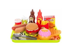 5902802918345 - Northix - Spielset Fast Food - 26 Teile