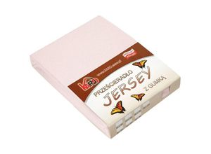 5902837117133 - Jerseylaken mit Gummizug 90x200 Puderrosa 064 Stärke 150g m2 KARO