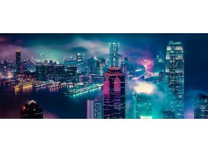 5902841510272 - Glasbild VICTORIA PEAK (BH 125x50 cm) BH 125x50 cm bunt Acrylglasbild