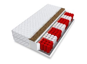 5902846900474 - FDM - Matratze montalto 7 Zonen 180x200 multipocket Taschenfederkern Kokos H3 H4 17 cm