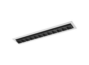 5902854530755 - Italux Harper - Moderne technische LED-Einbaudecke Weiß Schwarz Warmweiß 3000K 1510lm