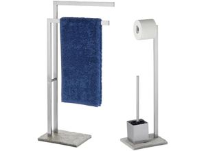 5902891241737 - Handtuchständer Stand wc Garnitur granit - Wenko