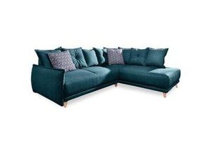 5902963461490 - Eckschlafsofa in Türkis ́LAZY LUKKA ́