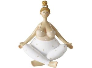 5902973433845 - Boltze Gruppe - Porzellanfigur Yoga Frau 22 cm