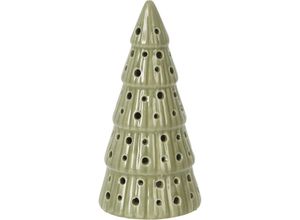 5902973434934 - Weihnachtsbaum aus Porzellan mit LED-Beleuchtung 14 cm