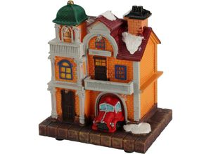 5902973435580 - Home Styling - Dekofigur Weihnachtshaus 10 x 14 cm