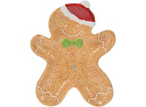 5902973437157 - Servierplatte COOKIE Lebkuchenfigur 22 x 19 cm