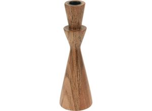 5902973437584 - Home Styling - Kerzenhalter aus Holz Akazie 22 cm