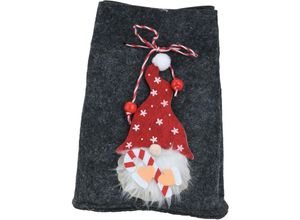 5902973437720 - Home Styling - Weihnachtssack mit Wichtelmännchen 12 x 145 cm