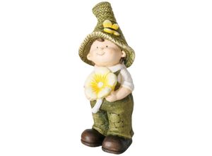 5902973441628 - Dekorative Figur Kind mit Blume Höhe 45 cm