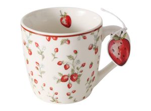 5902973441796 - Boltze Gruppe - Teetasse mit Erdbeermuster emily 250 ml