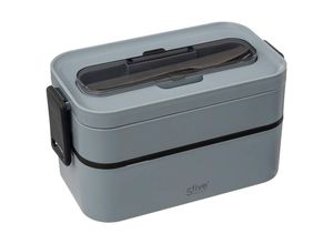 5902973442205 - 5five - Lunchbox 2 Fächer + Besteck 14 l