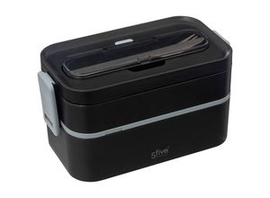 5902973442212 - 5five - Lunchbox 2 Fächer + Besteck 14 l