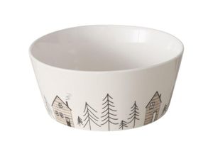 5902973443912 - Schale mit winterlichem Tannenbaummotiv homewood Ø15 cm