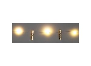 5902973445886 - Home Styling - led Lichterkette mit dekorativen Klammern 230 cm