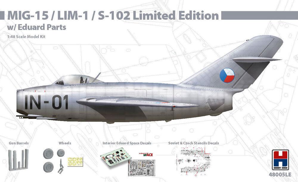 5903002051689 - Hobby 2000 H2K48005LE - 148 MIG-15   LIM-1 Limited Edition