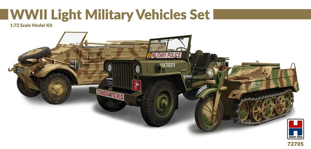 5903002052051 - WWII Light Military Vehicles Set