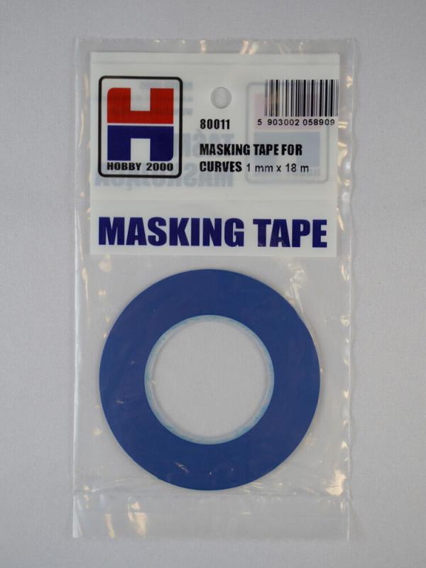 5903002058909 - Masking Tape For Curves - 1 mm x 18 m