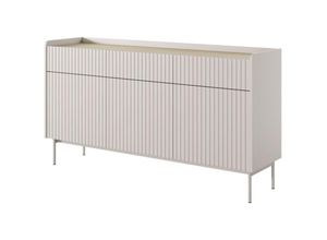 5903025029016 - Selsey - Liwelo - Sideboard mit 3 Schubladen Greige 153 cm