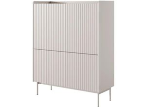 5903025029023 - Selsey - Liwelo - Highboard 4-türig Greige 103 cm