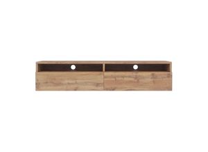 5903025392851 - Selsey - rednaw - TV-Schrank   modernes TV-Board für Wohnzimmer stehend   hängend 140 cm breit (Wotan Eiche Matt ohne led)