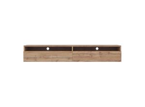 5903025392950 - Selsey - rednaw - TV-Schrank   modernes TV-Board für Wohnzimmer stehend   hängend 180 cm breit (Wotan Eiche Matt ohne led)