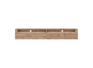 5903025393001 - Selsey - rednaw - TV-Schrank   modernes TV-Board für Wohnzimmer stehend   hängend 180 cm breit (Wotan Eiche Matt mit led)